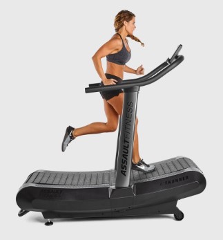 Gebogen loopband trainin