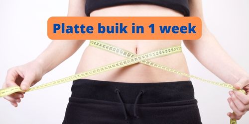 Platte buik in 1 week