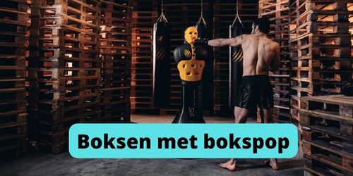 boksen met bokspop dummy