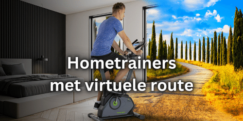 Hometrainers met virtuele route