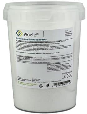 Woele Creatine monohydraat poeder 1kg