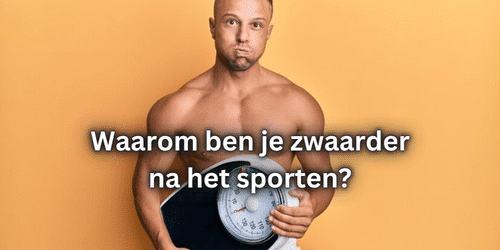 zwaarder na sporten